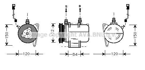 AVA QUALITY COOLING Kompressori, ilmastointilaite BWK045